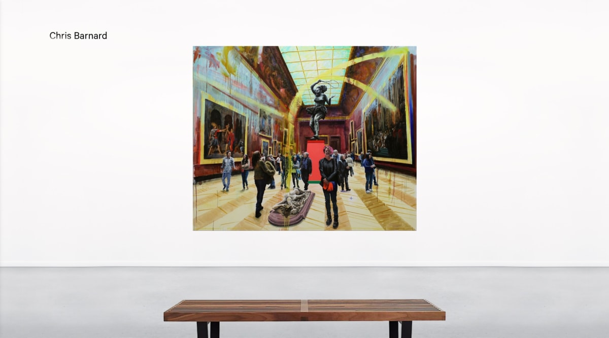 Installation view of Chris Barnard in Booth A8 at UNTITLED, ART Miami Beach Online Viewing Room