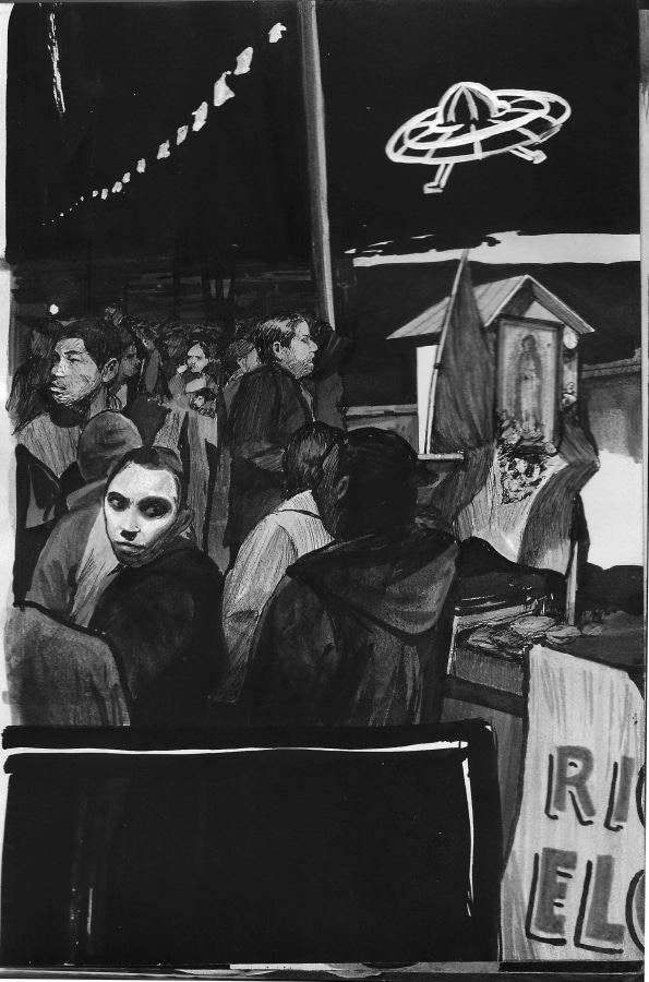 Hugo Crosthwaite Carpas Study, #15, 2013