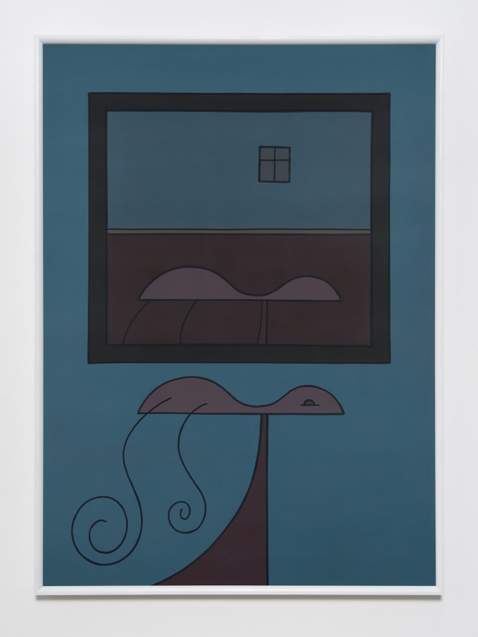 Sean Gannon Mirror​,May 8, 2017 Duralac Acrylic on MDF