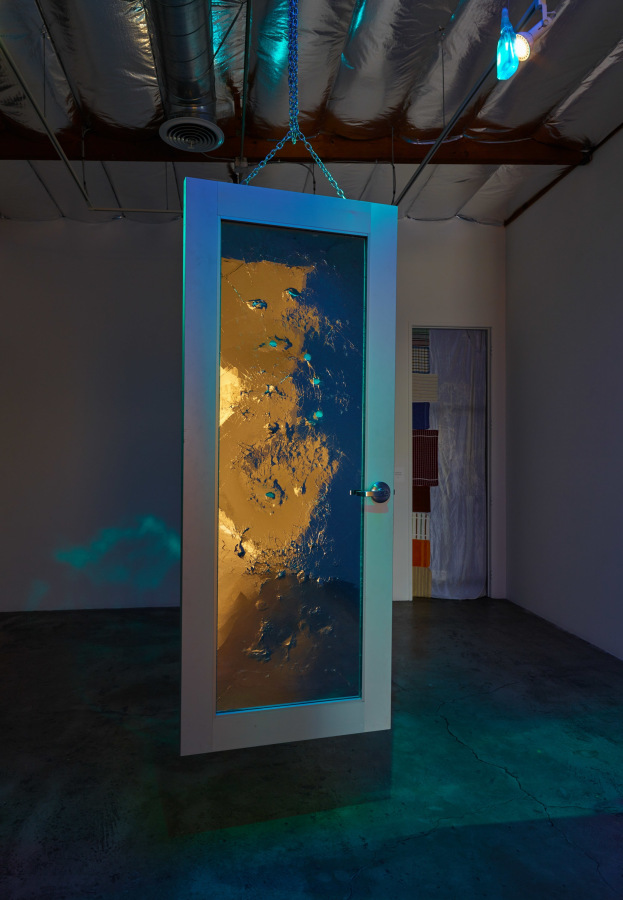 Installation View of Josh Reames and Jose Lerma: He Hath Founded It Upon The Seas Monument To Wilson and Kelling