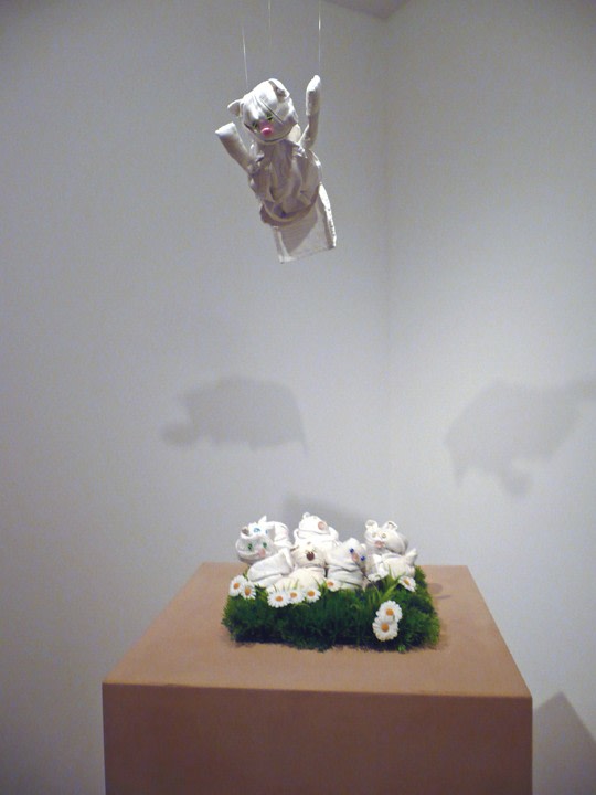 Installation View of Joe Dark Shadow Theater