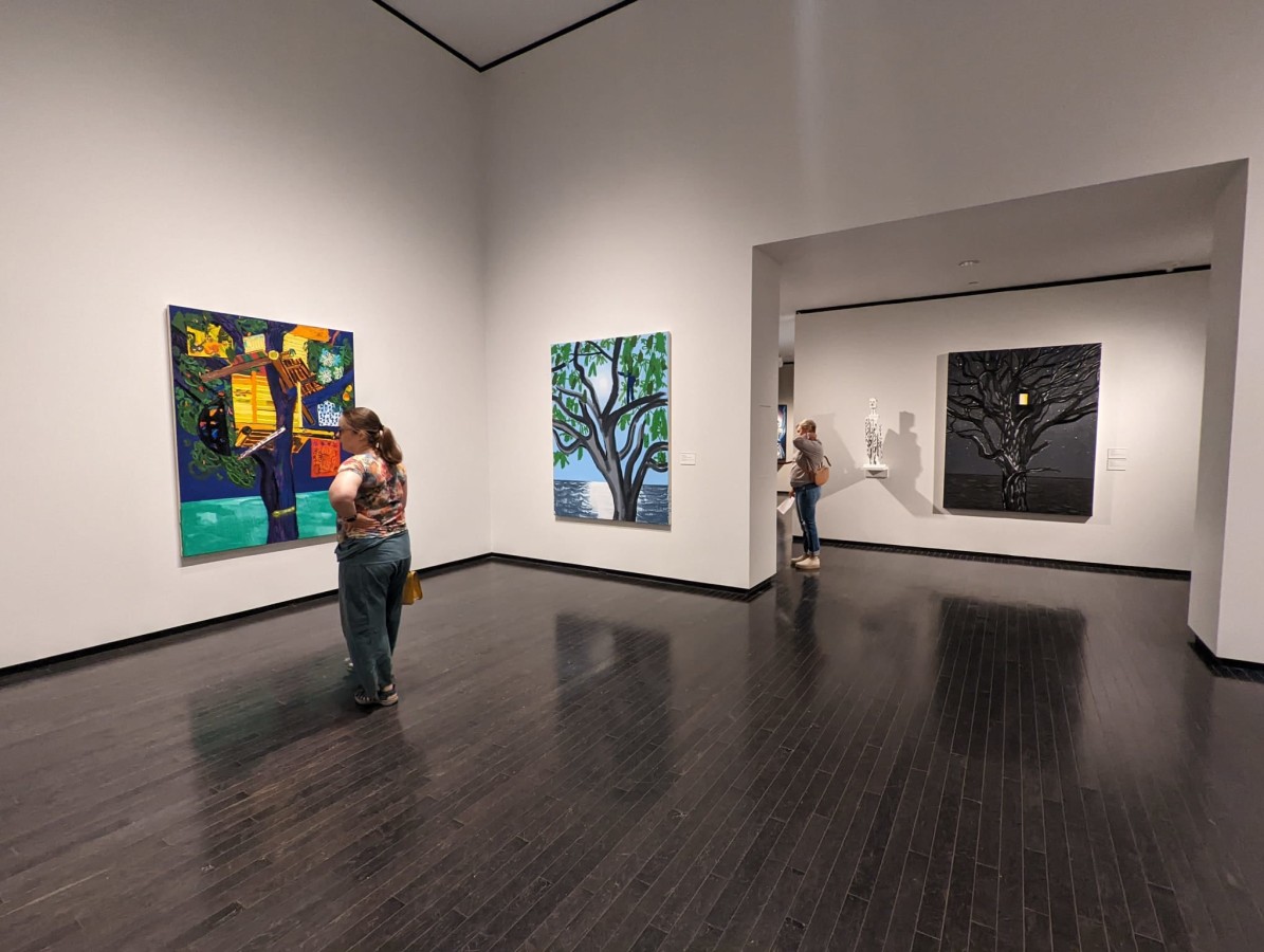 Installation view of Erik Olson in the Art Gallery of Alberta Permanent Collection