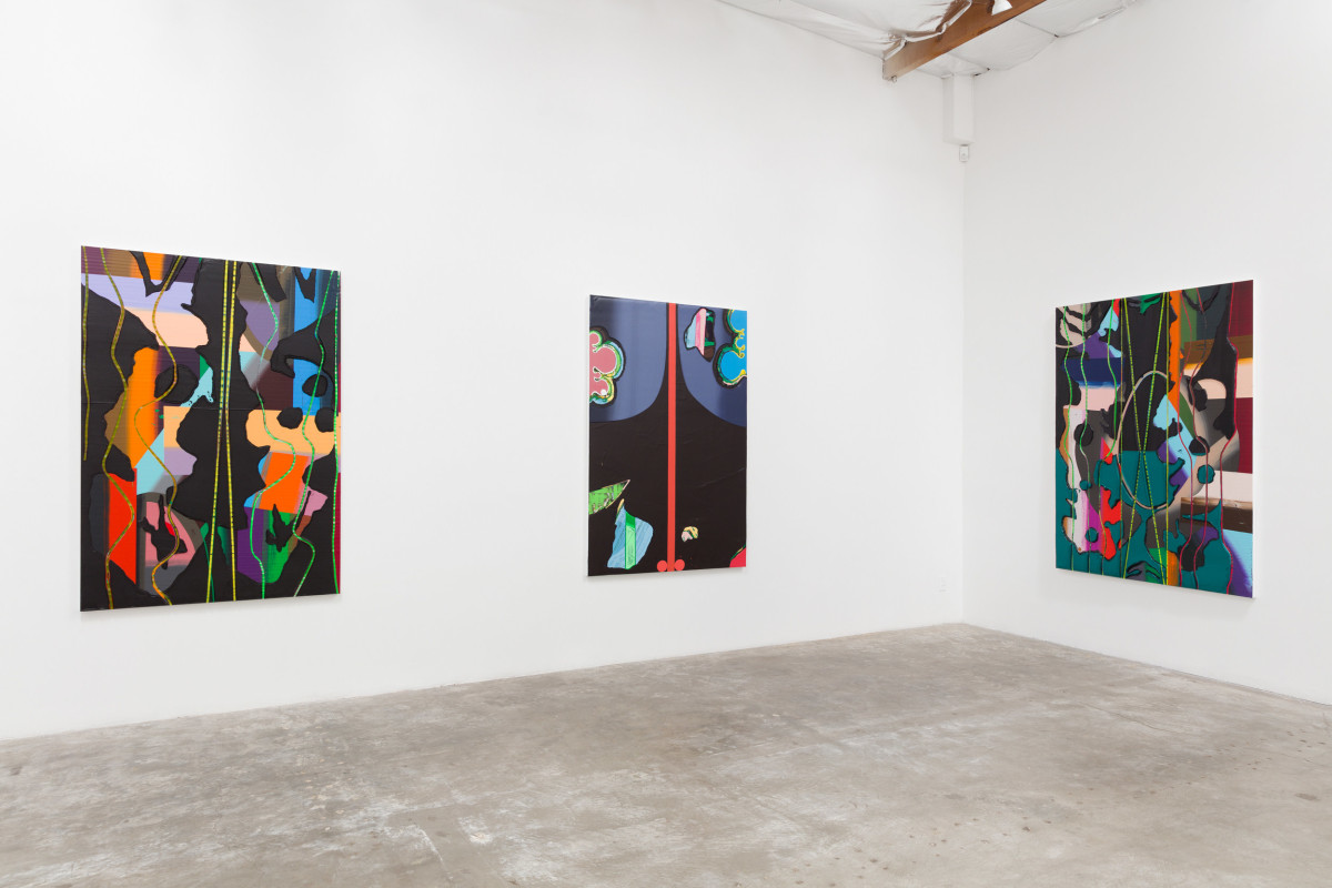 Installation View of Britton Tolliver: Bend To Play