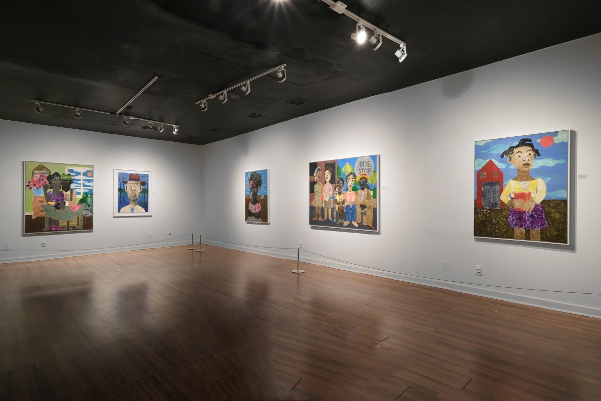 Installation view of&nbsp;Evita Tezeno: Out of Many, Houston Museum of African American Culture on view from April 28 - June 17, 2023