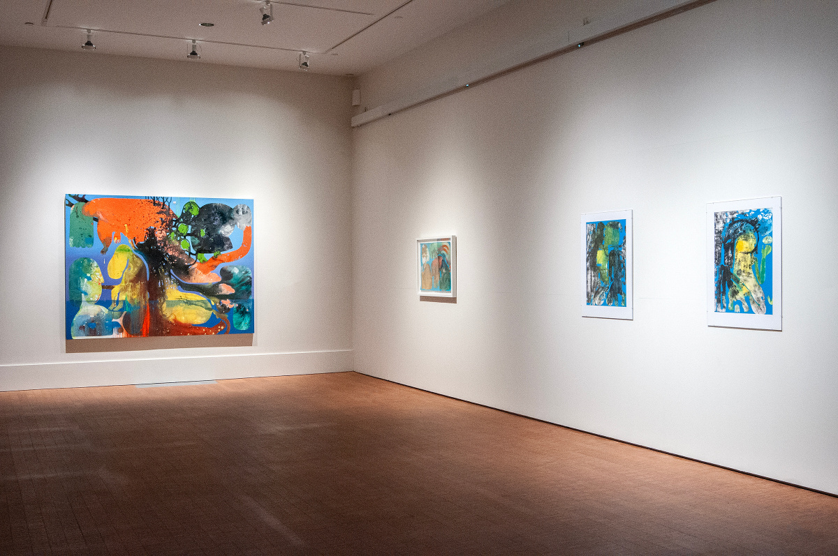 Instillation view of Selections from the Permanent Collection exhibition,&nbsp;Grinnell College Museum of Art, Decebmber 15, 2022 through April 8, 2023