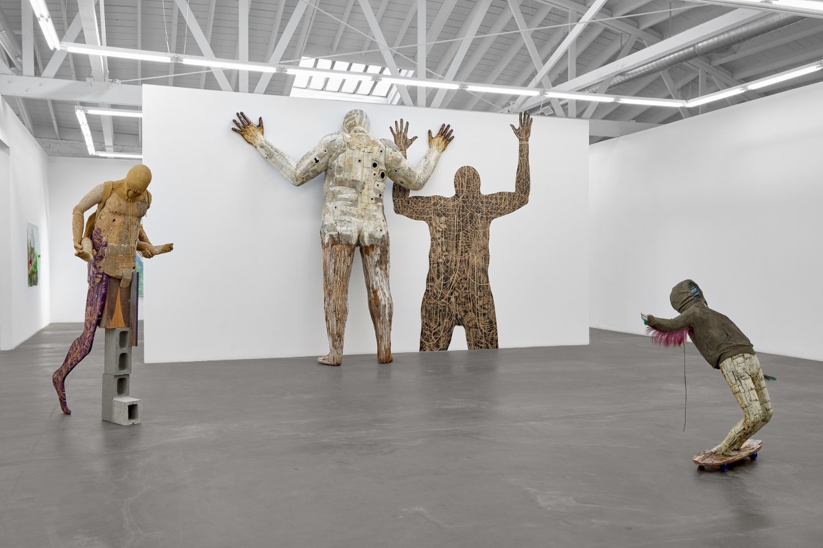 Installation view of&nbsp;HECTOR DIONICIO MENDOZA: Buscando Futuro / Searching for a Future, on view from January 13 to February 17, 2024