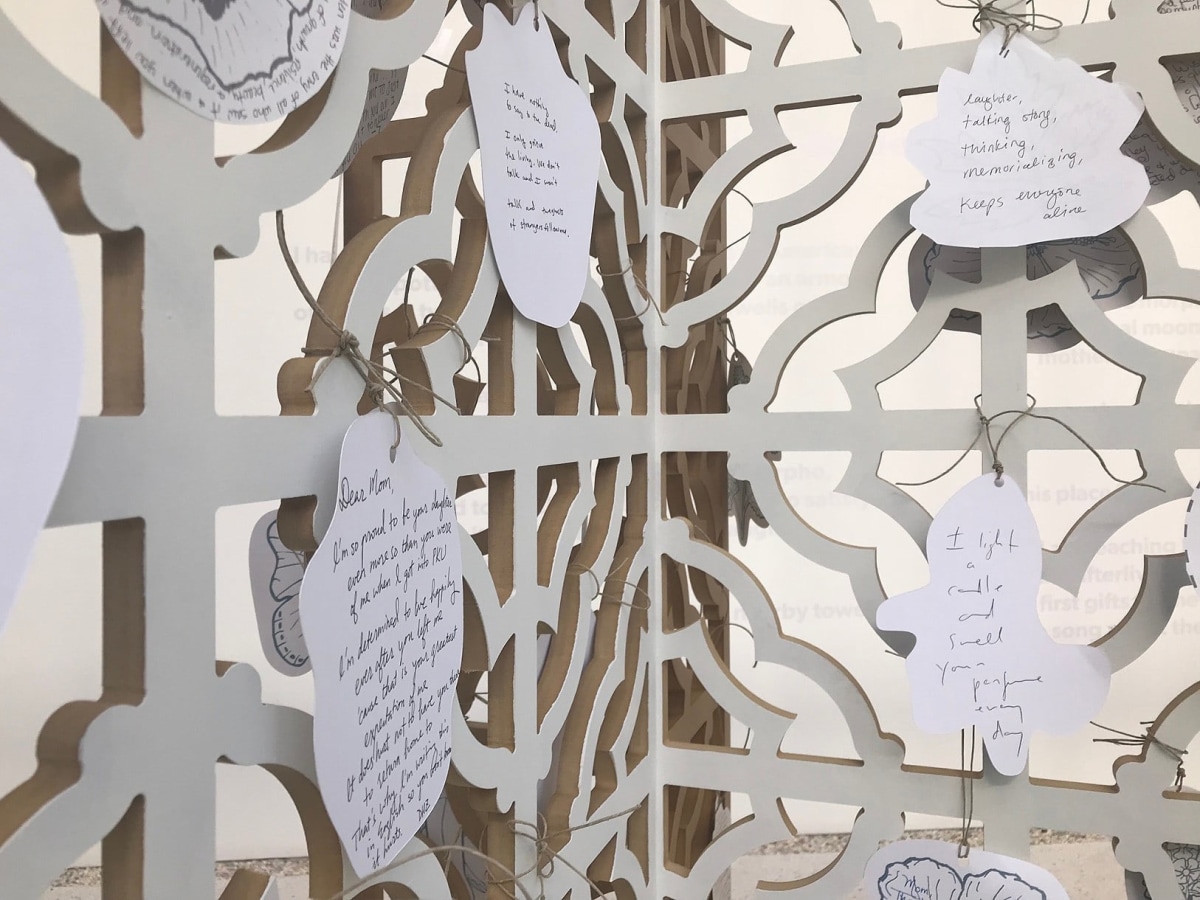 Installation view of&nbsp;GRAFT&nbsp;at the Poetry Foundation&nbsp;