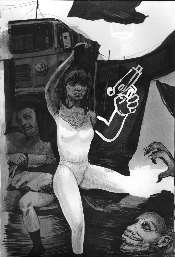 Hugo Crosthwaite Carpas Study, #13, 2013