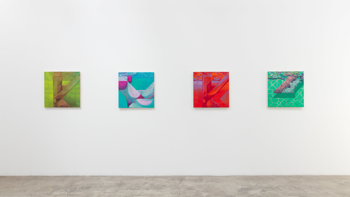 Installation View of Ethan Gill: New Paintings
