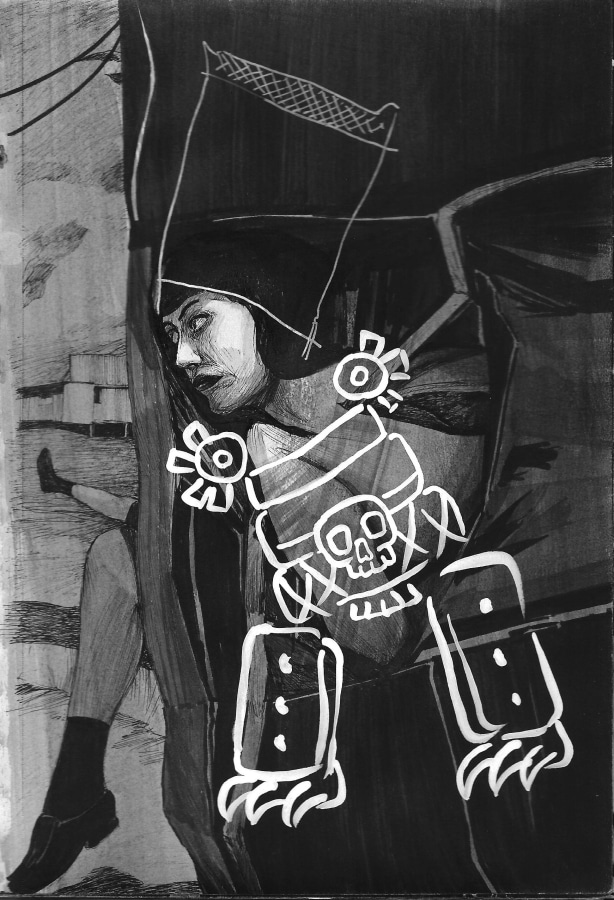 Hugo Crosthwaite Carpas Study, #8, 2013