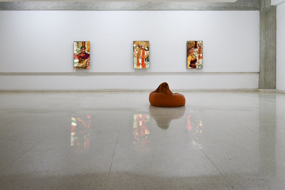 Installation view of Federico Solmi:&nbsp;Conterfeit Heros,&nbsp;at&nbsp;Museo de Arte Contempor&aacute;neo del Zulia