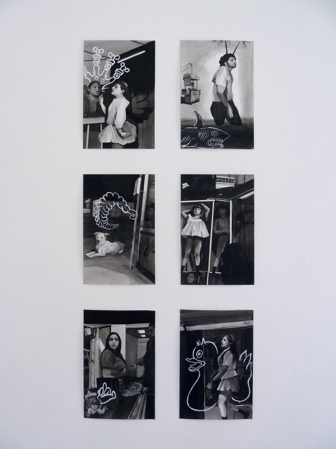 Installation View of Hugo Crosthwaite: Studies for Carpas