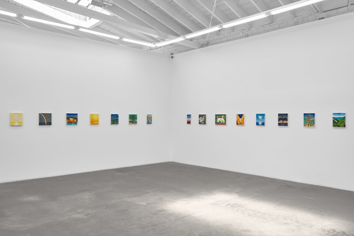 Installation view of ERIK OLSON: The Mountain and the Sea, on view June 17 - August 5, 2023