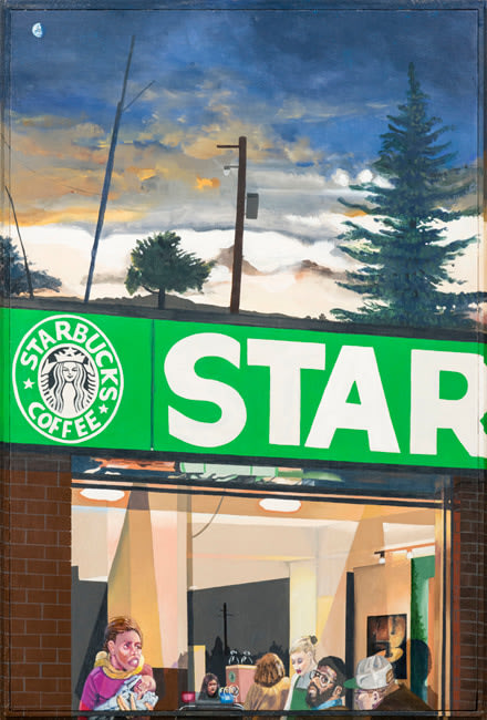 Jim Adams Nighthawks (Homage to Hopper), 1995