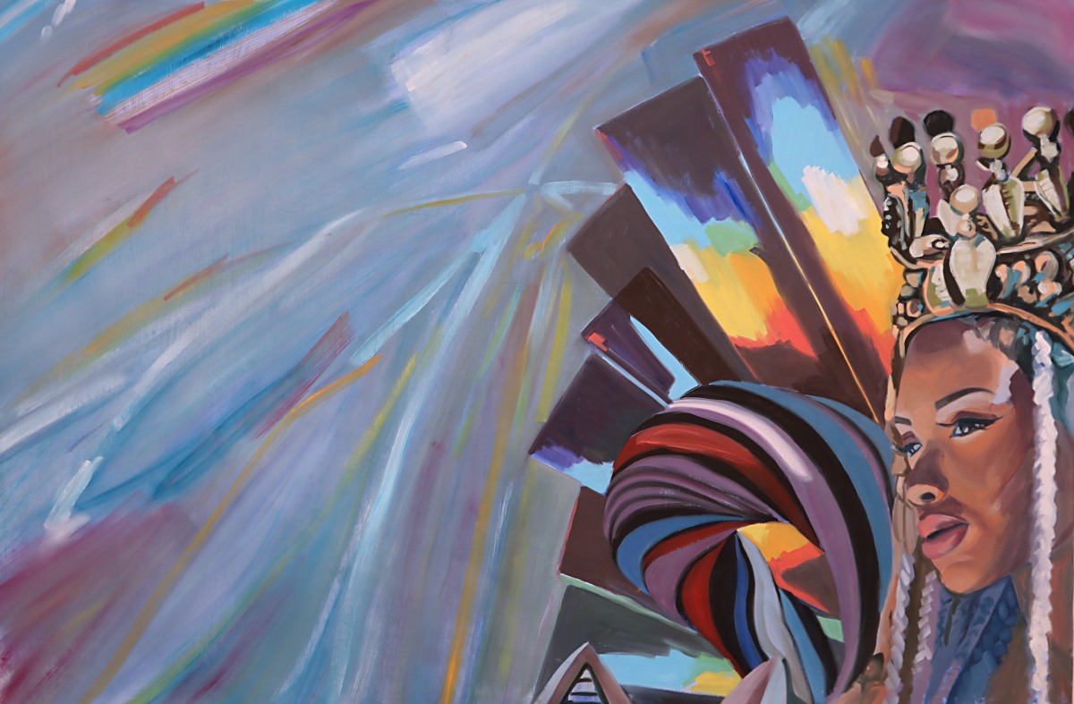 Detail of CAITLIN CHERRY:&nbsp;Arctic Sovereignty&nbsp;presented by Art-in-Buildings by Time Equities, Inc.&nbsp;Photo&nbsp;by Sol Hashemi.