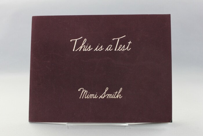 Mimi Smith This is a Test, 1983