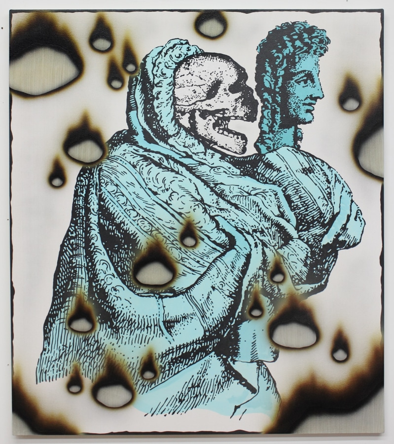 Josh Reames Vanitas, 2017 Acrylic on canvas 48 x 42 in.