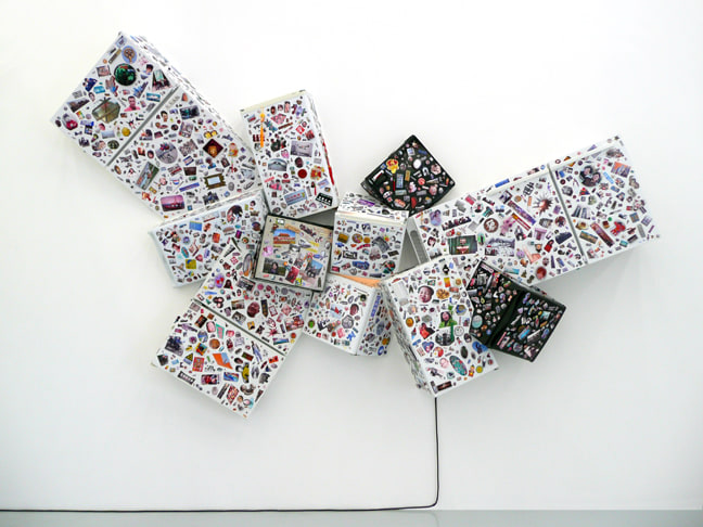 Installation View of Seth Augustine: MASH_UPS