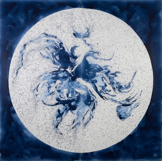 Lia Halloran Nebulae, after Williamina Fleming, 2016  Ink on drafting film 76 x 76 in.