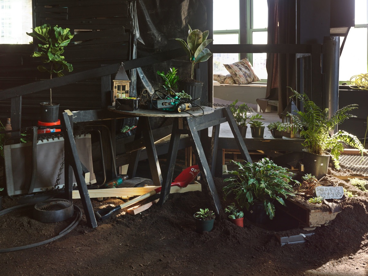 Installation View of&nbsp;A Wild Ass Beyond: ApocalypseRN&nbsp;at Performance Space&nbsp;New York. Photo by Genevieve Hanson.
