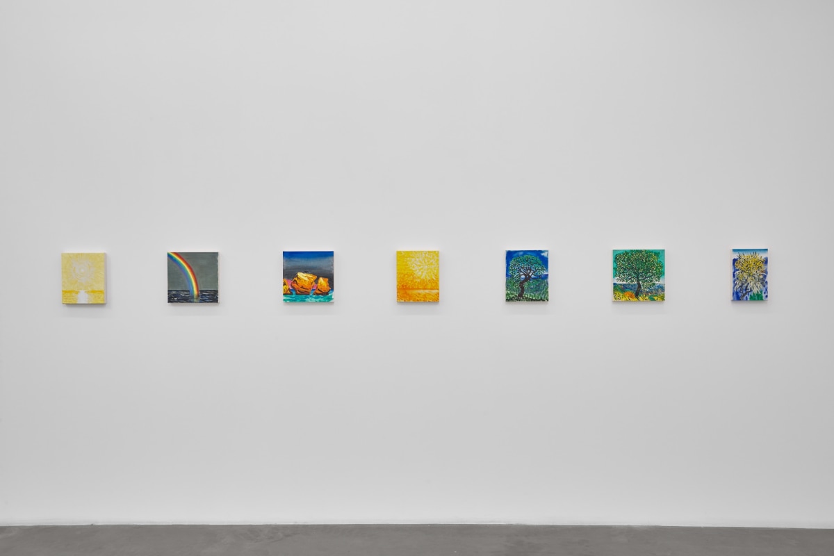 Installation view of ERIK OLSON: The Mountain and the Sea, on view June 17 - August 5, 2023