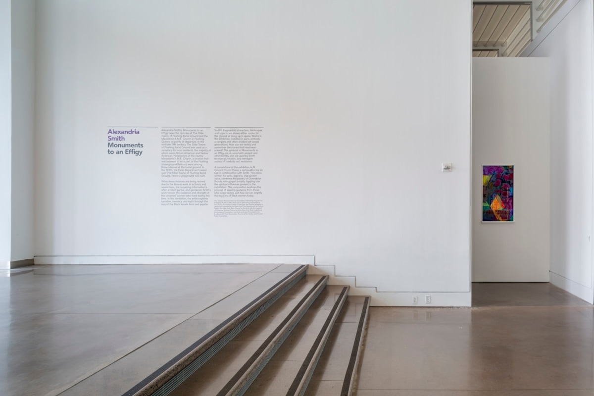 Installation View of Alexandria Smith:&nbsp;Monuments to an Effigy&nbsp;at the Queens Museum.&nbsp;