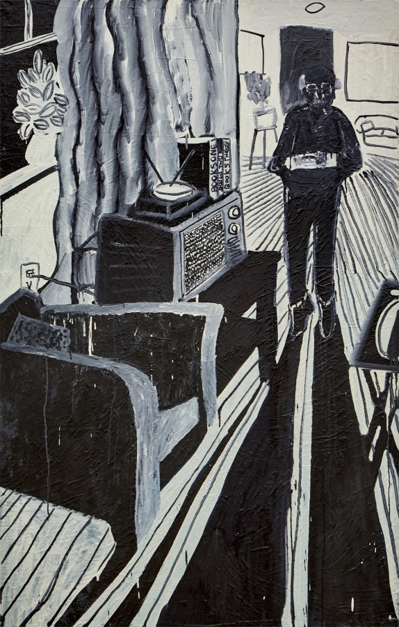 Aaron Maier-Carretero black shadows, white noise, 2023