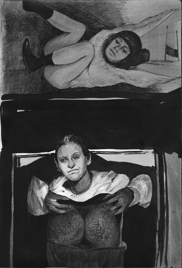 Hugo Crosthwaite Carpas Study, #7, 2013