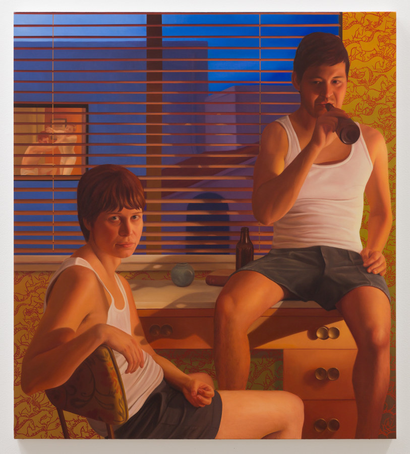 Laura Krifka, &quot;Gemini,&quot; 2019, oil on canvas, 48 by 43 inches