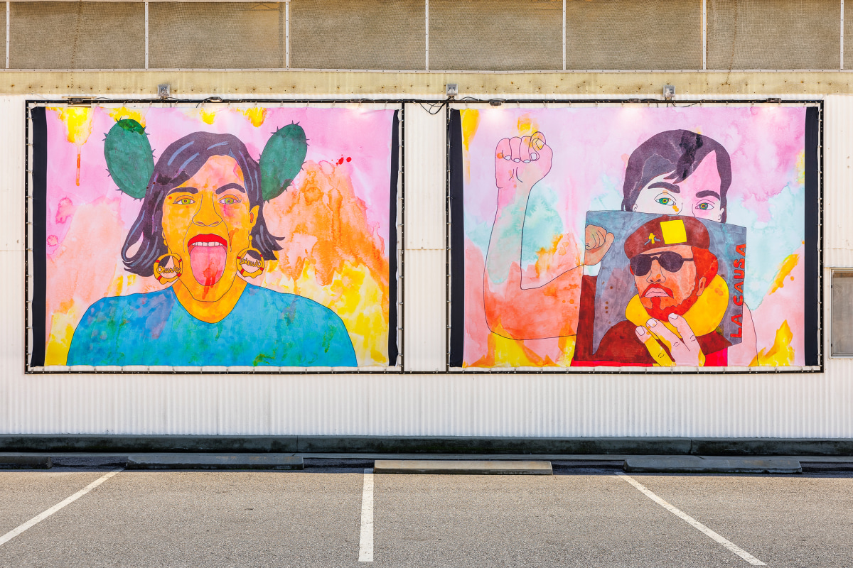 Installation view of&nbsp;Karla Diaz: Wait &lsquo;til Your Mother Gets Home, on view from&nbsp;February 17 - June 22, 2024