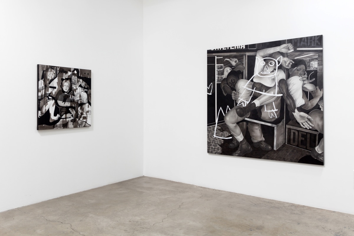 Installation View of Hugo Crosthwaite:&nbsp;TIJUAS! (Death March, Tijuana Bibles, and Other Legends)