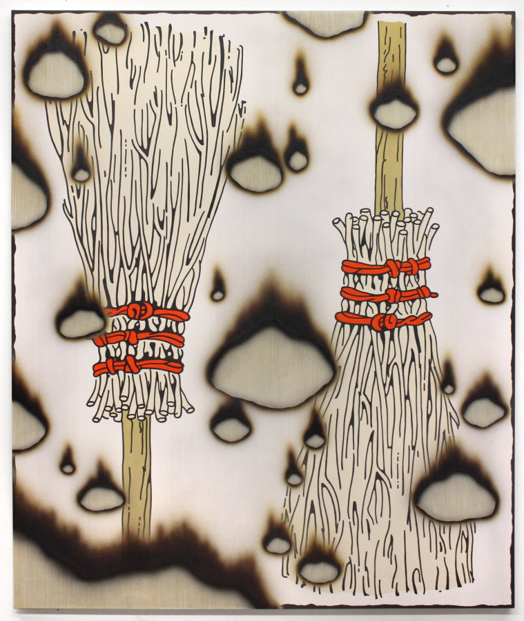 Josh Reames Swept, 2017 Acrylic on canvas 60 x 50 in.