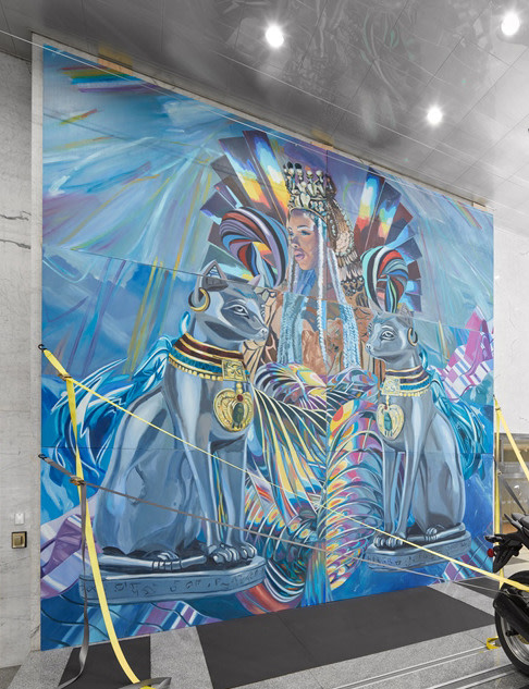 Installation View of CAITLIN CHERRY:&nbsp;Arctic Sovereignty&nbsp;presented by Art-in-Buildings by Time Equities, Inc.&nbsp;Photo&nbsp;by Sol Hashemi.