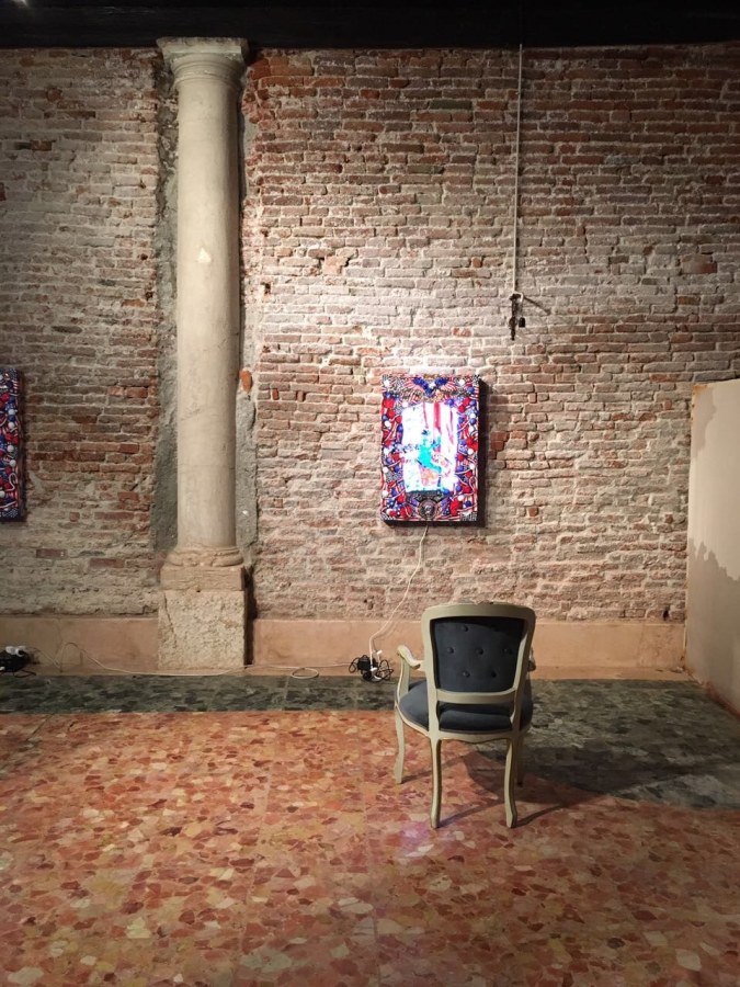 Installation view of Federico Solmi&#039;s installation as part of&nbsp;Vitel Tonn&eacute;&nbsp;as&nbsp;the 57th Venic Biennale&nbsp;