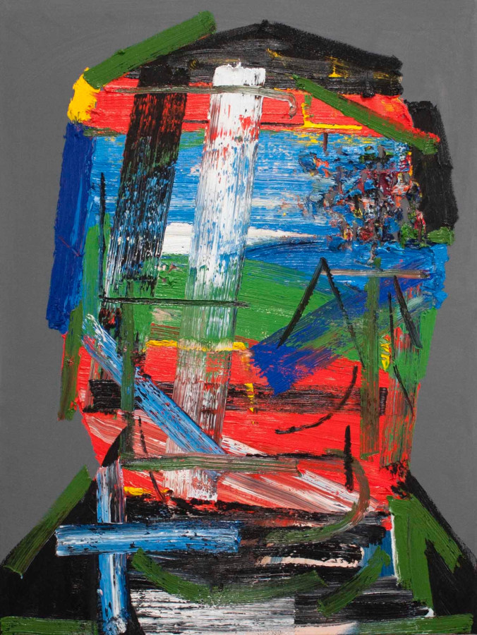 Erik Olson  LALA, 2017 Oil on linen 48 x 36 in.