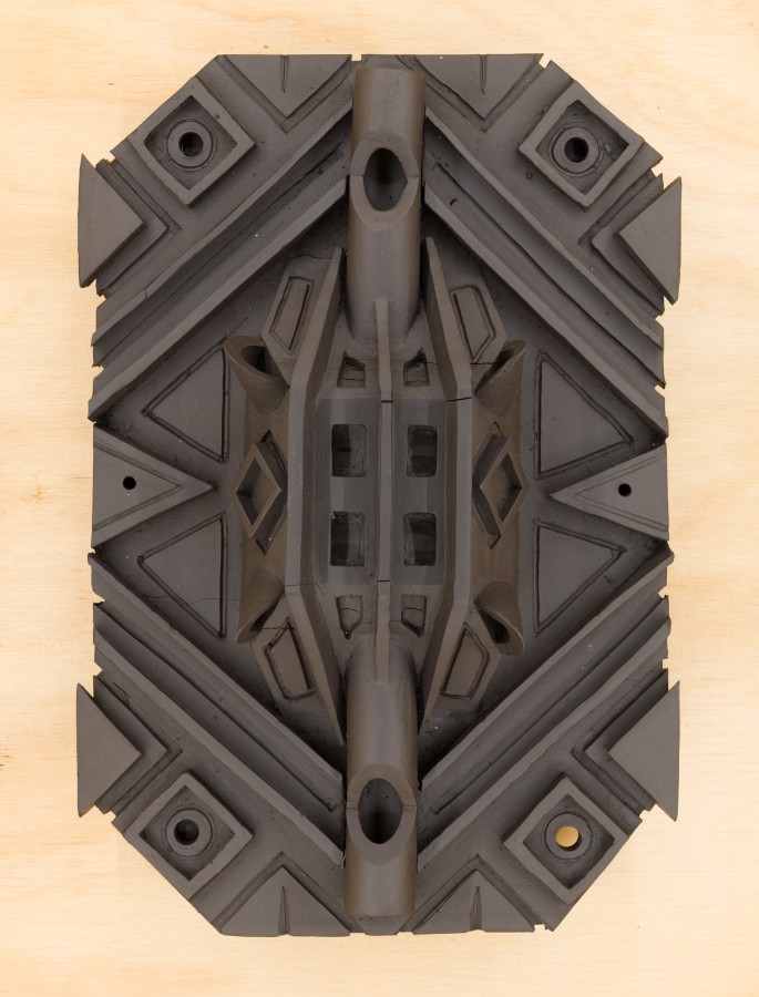 Rodrigo Valenzuela, Airstrip #5, 2020, Ceramic, 16 x 11 x 3 in.