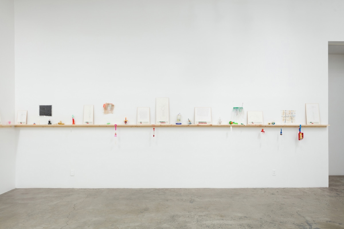 Installation view of Danica Phelps: Many Drops Fill a Bucket