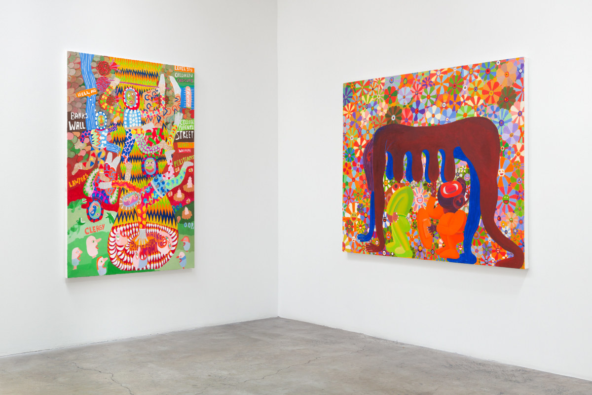 Installation View of PETER WILLIAMS:&nbsp;Black Universe. Photo by Michael Underwood.&nbsp;