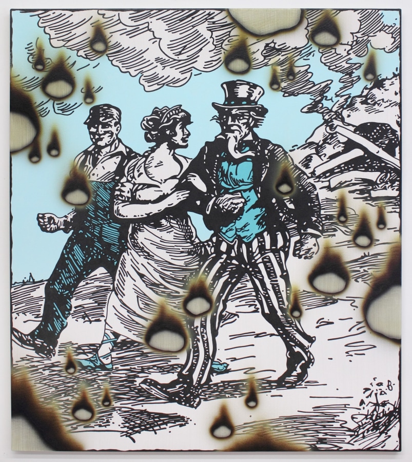 Josh Reames Rubble, 2017 Acrylic on canvas 48 x 42 in.