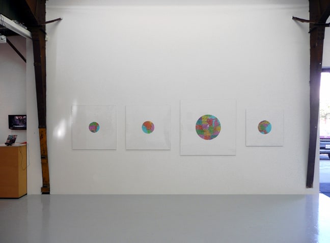 Installation View of Seth Augustine: MASH_UPS