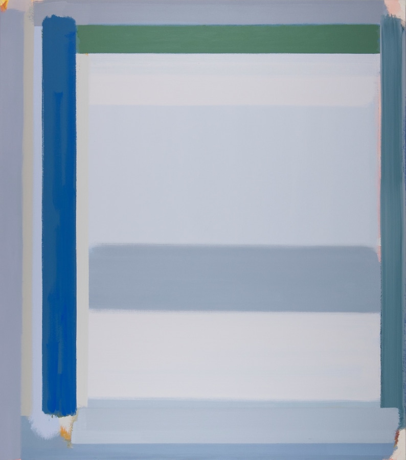 Michael Kindred Knight Fall River, 2014 Acrylic on Canvas  52 x 46 in.