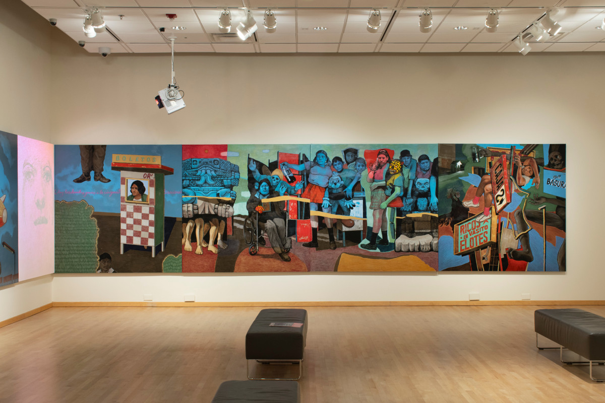 Installation view of Hugo Crosthwaite: Tijuacolor, Staniar Gallery, Washington &amp;amp; Lee University