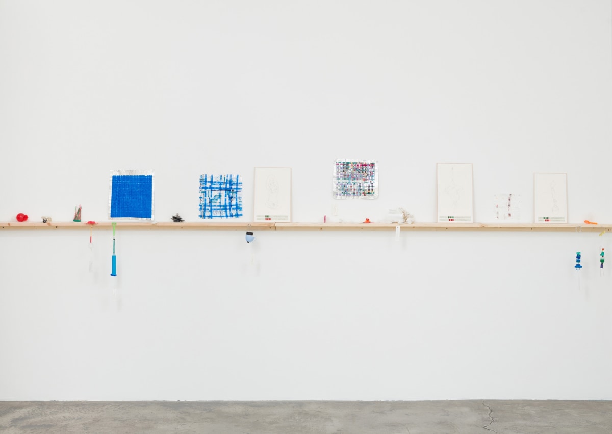 Installation view of Danica Phelps: Many Drops Fill a Bucket