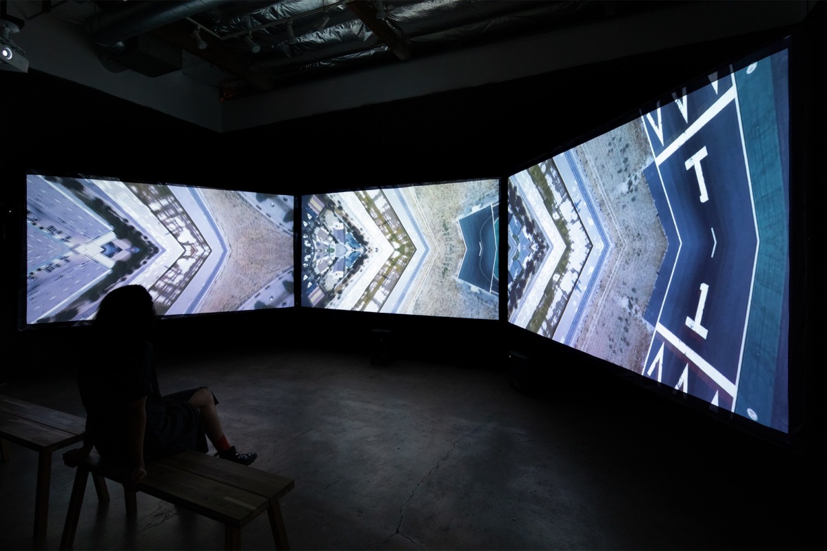 Installation view: &nbsp;Lia Halloran&nbsp;Double Horizon