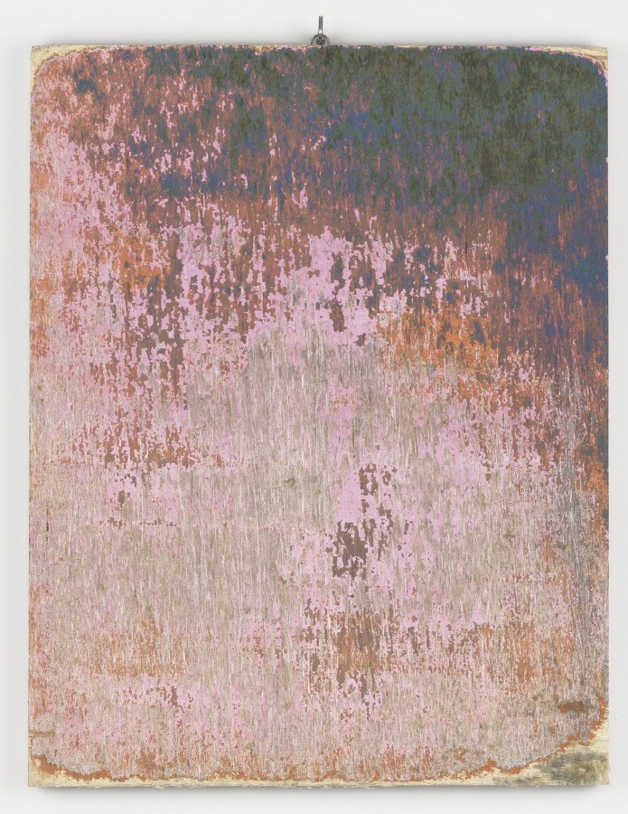 Margie Livingston PAINTINGS: 55 Laps Day Ten, 2010 Gouache and acylic on panel, hardware 20.5 x 23. x 1.5 in.