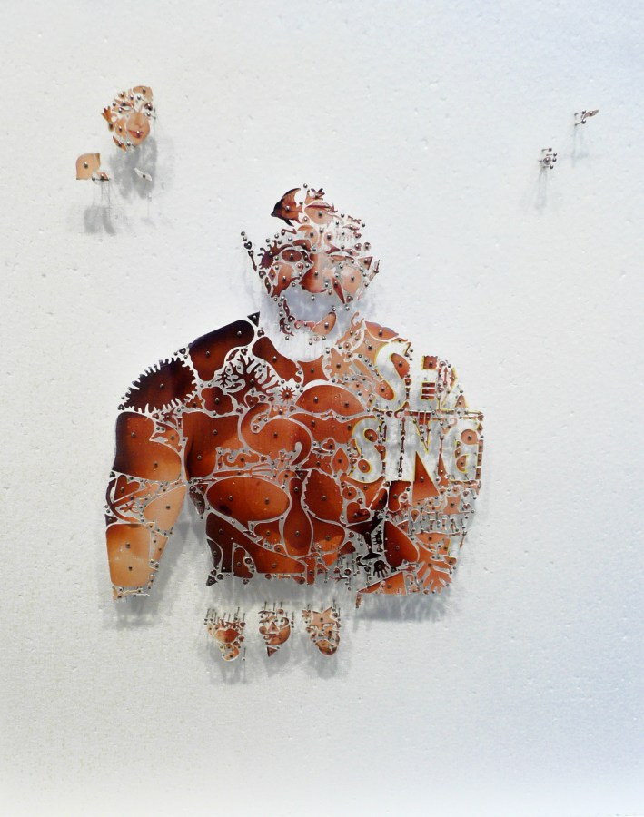 Installation View of David Adey: I've got a river of life flowing out of me