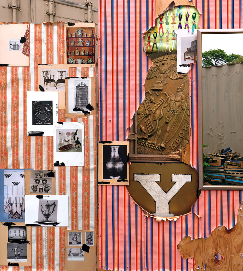 Bryan Zanisnik Gold Medallion Flushing Meadows Corona Park, 2016 Digital print 58 x 52 in.