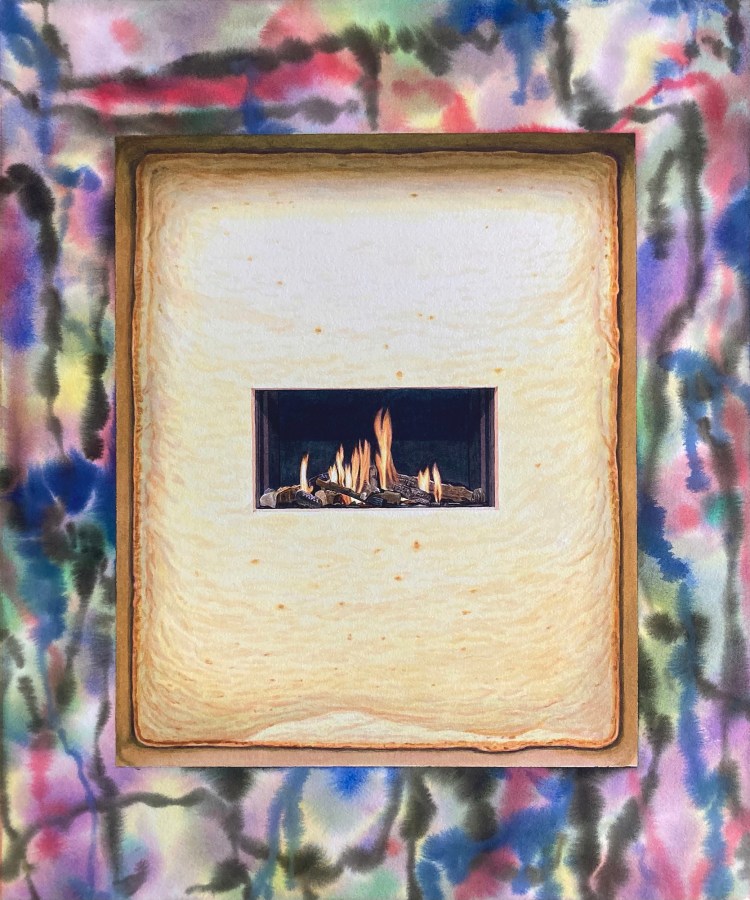 Tristram Lansdowne, Anniversary, 2022, Watercolor on paper, 22 x 18 in.