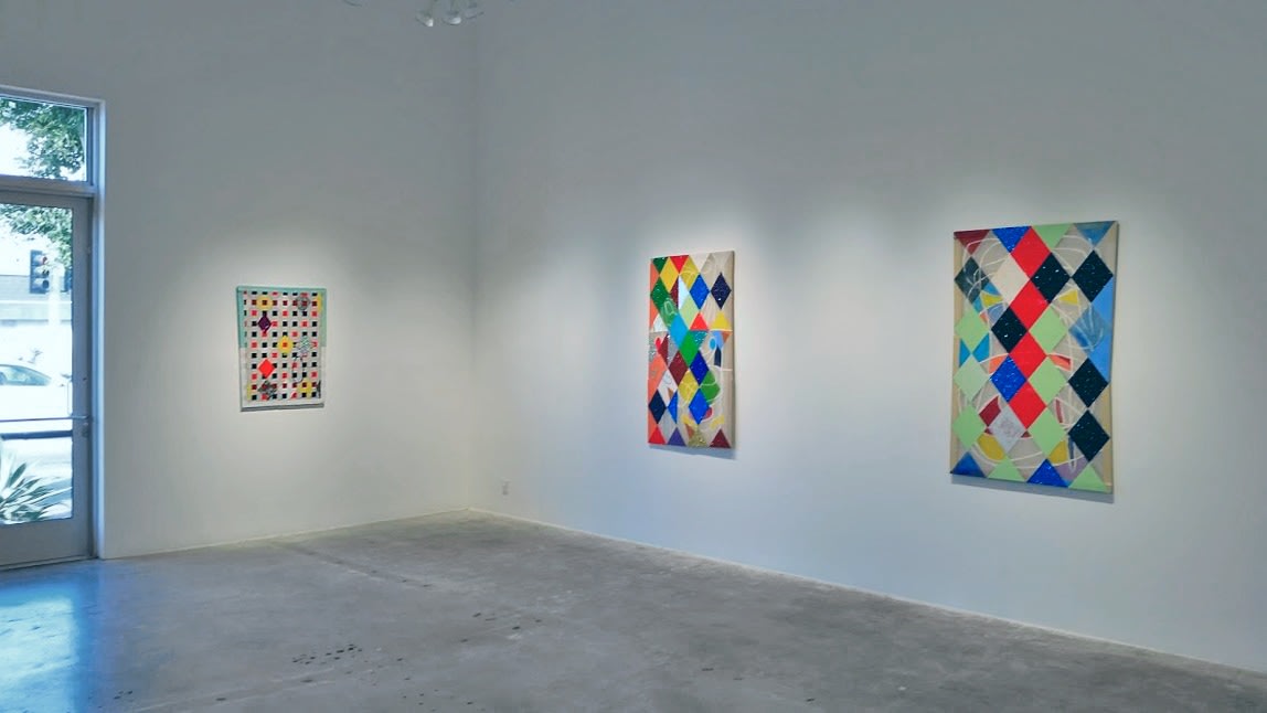 Installation View of Matt Carter: hellequinharlequinclown