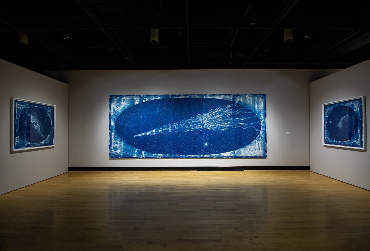 Installation View of The Same Sky Overarches Us All at University of Maryland Art Gallery